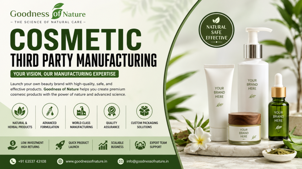 Cosmetic Third Party Manufacturing
