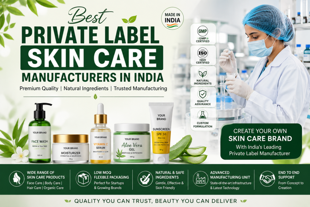 Private Label Skin Care Manufacturers in India